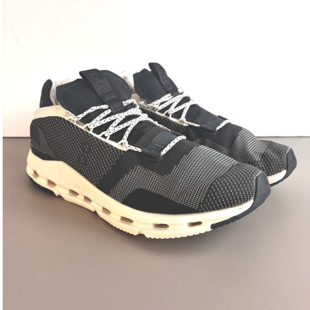 On Cloud Cloudnova Sneakers Mens Athletic Shoes Comfort WalkingBlack White sz 11